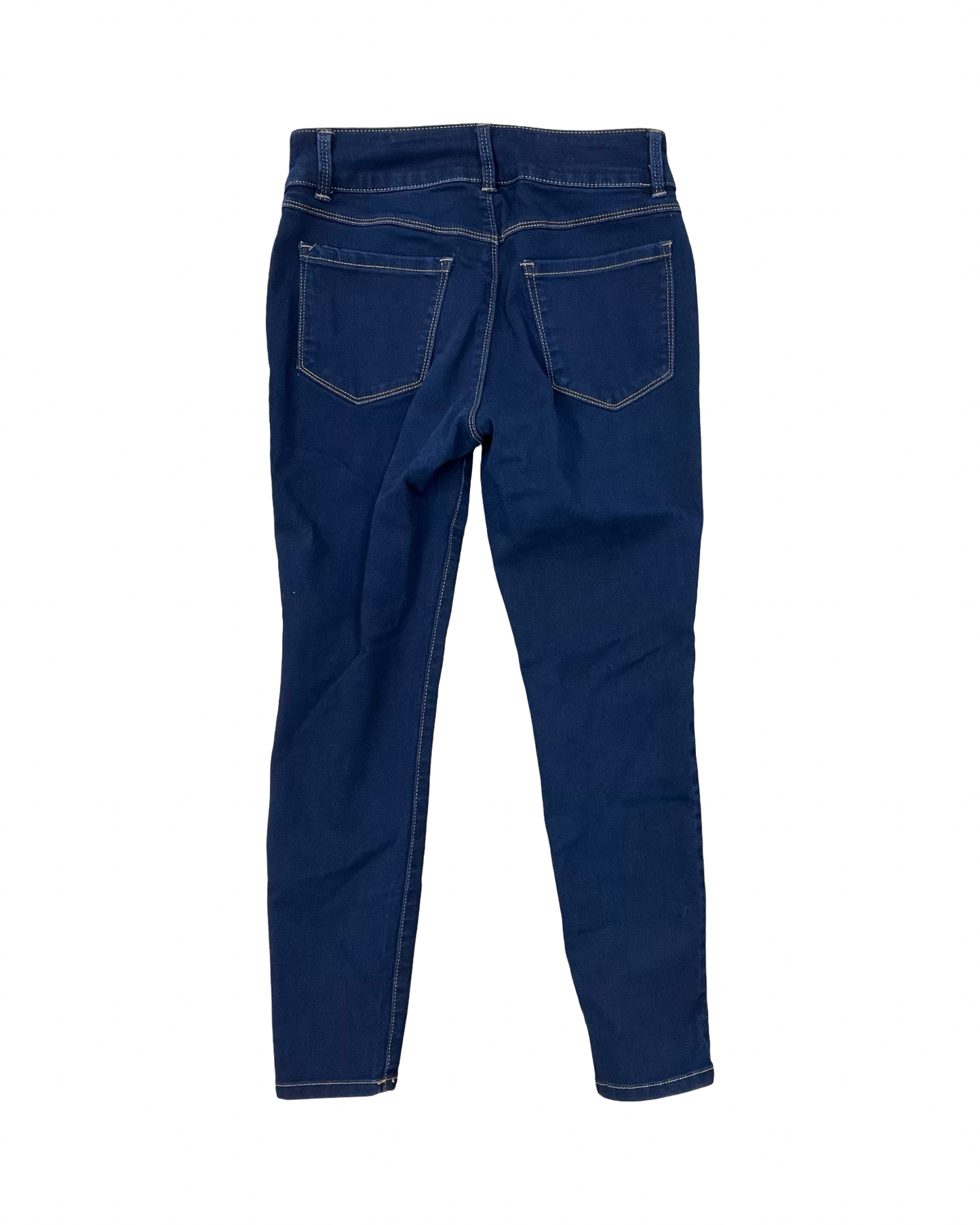 Jeans Cropped By D Jeans In Blue Denim, Size:8