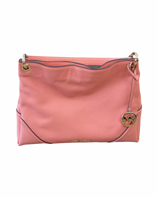 Handbag Designer By Michael Kors In Coral, Size:Medium