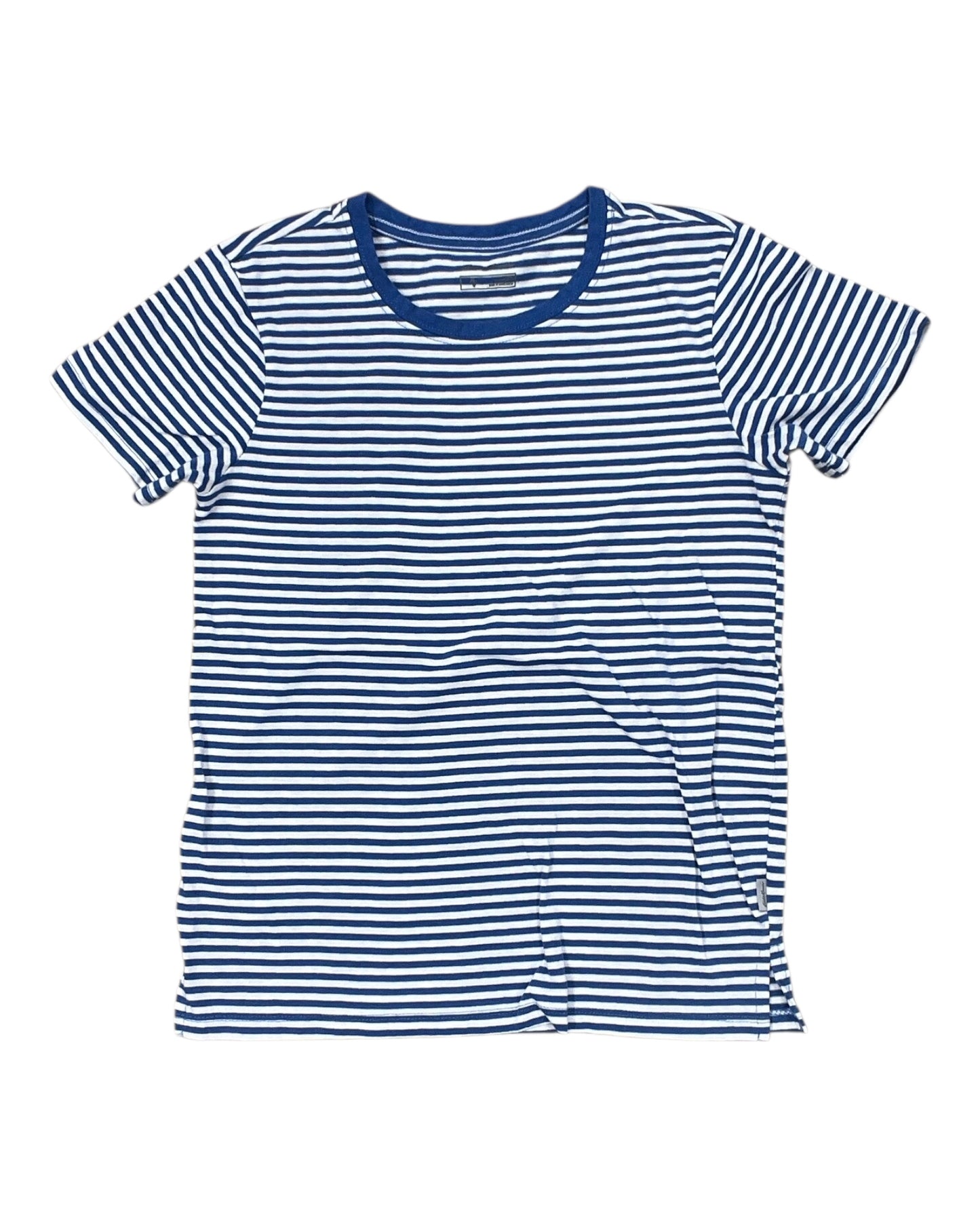 Top Ss By Eddie Bauer In Blue & White, Size:Xs