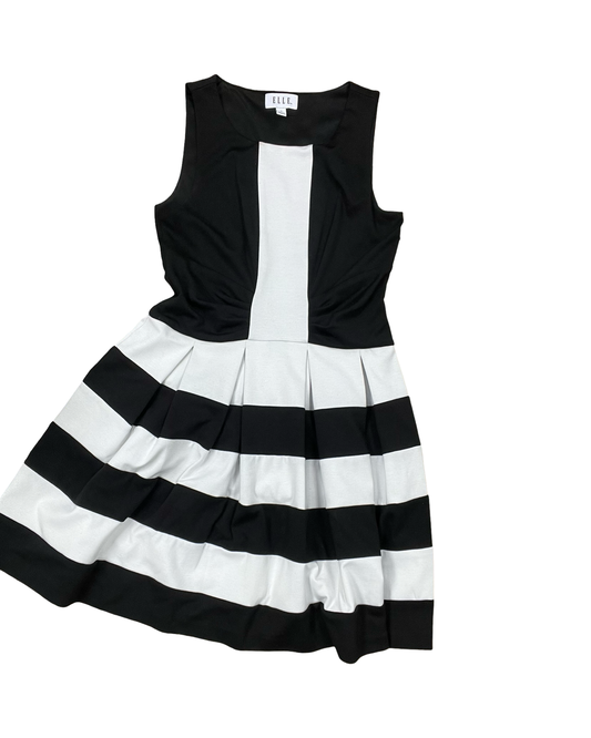 Dress Work By Elle In Black & White, Size:M