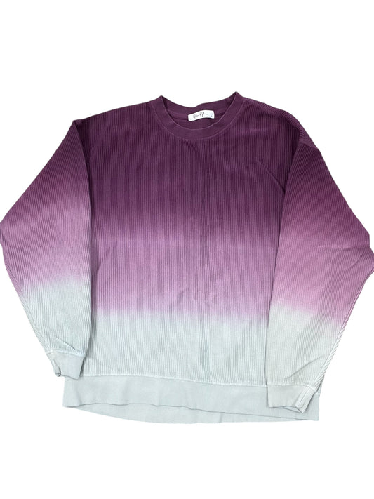Sweatshirt Crewneck By Clothes Mentor In Purple, Size:M