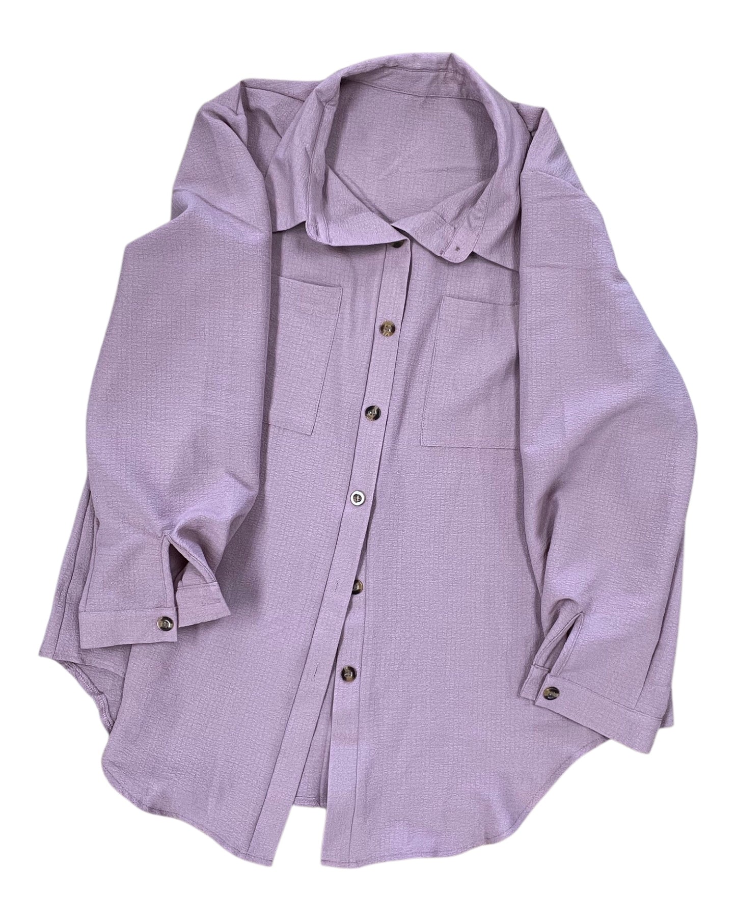 Blouse Ls By Shein In Pink, Size:1X