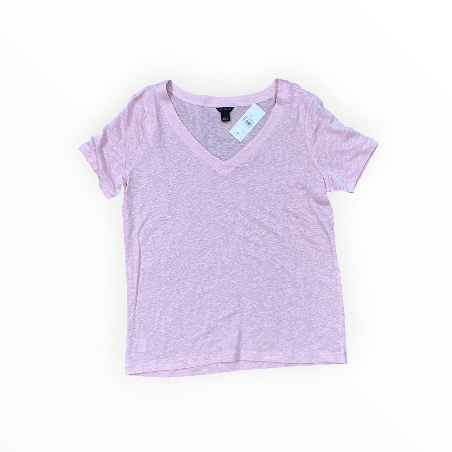 Top Ss Basic By Ann Taylor In Pink, Size:Xs