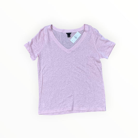 Top Ss Basic By Ann Taylor In Pink, Size:Xs