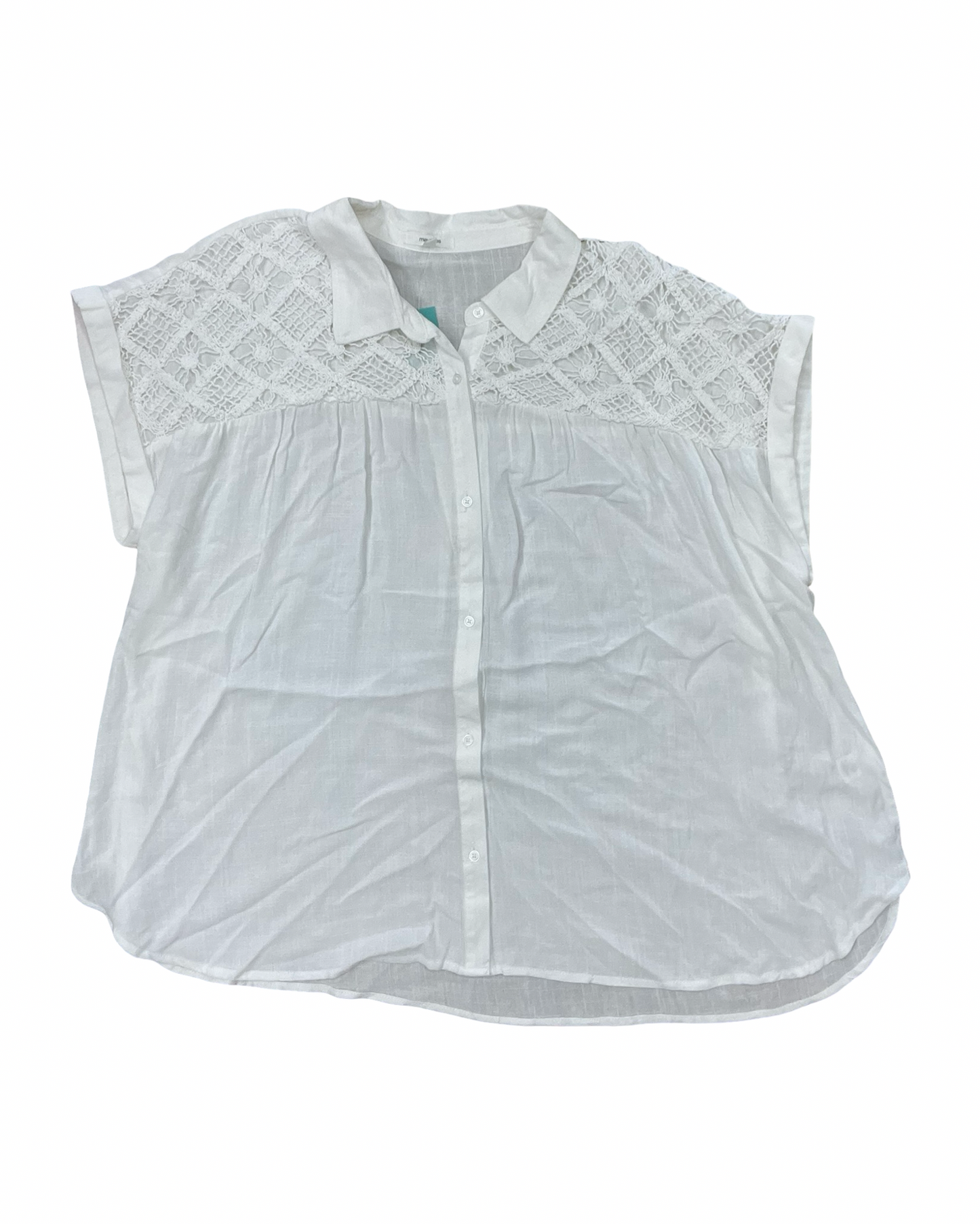 Top Sleeveless By Maurices In Cream, Size:3X