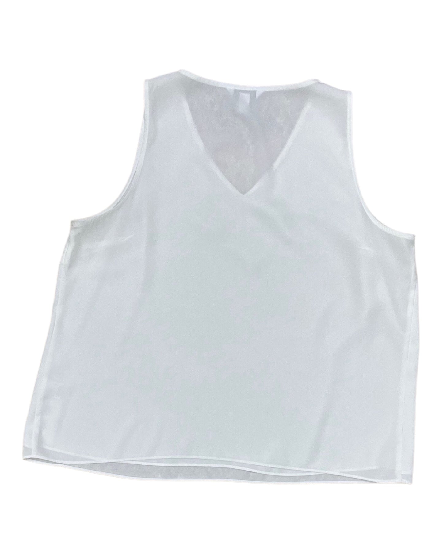 Top Sleeveless By Nine West In Cream, Size:Xl