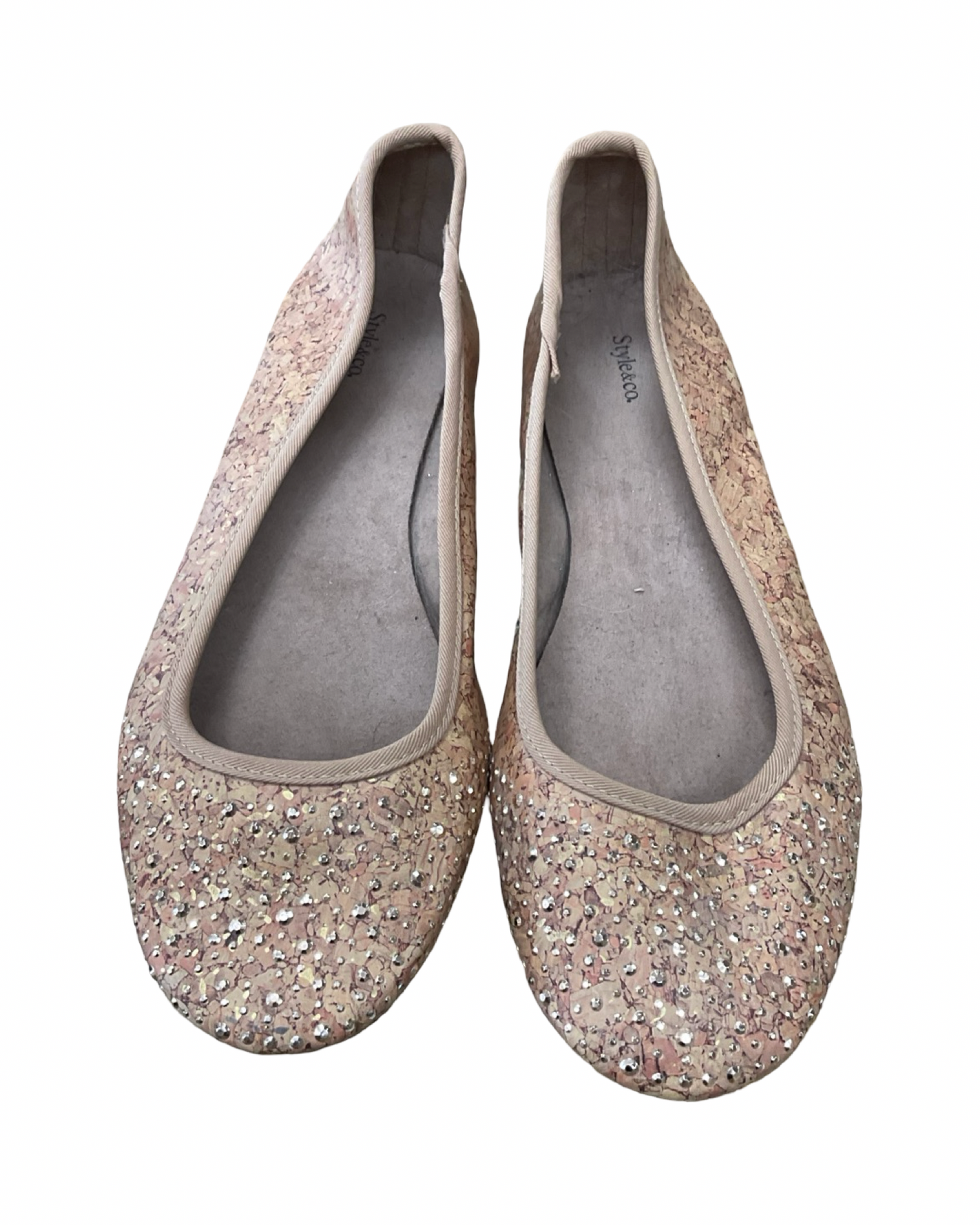 Shoes Flats By Style And Company In Tan, Size:9