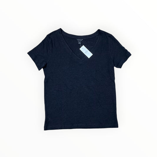 Top Ss Basic By Ann Taylor In Black, Size:Xs