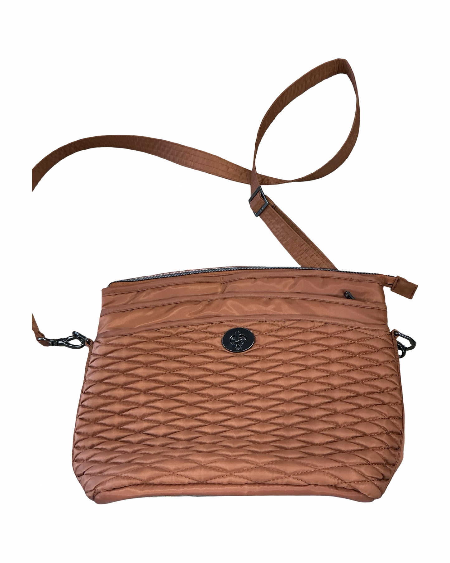 Crossbody By Lug In Bronze, Size:Medium