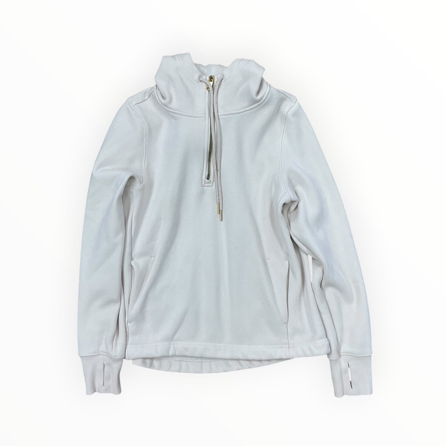Sweatshirt Hoodie By Athleta In Tan, Size:Xs