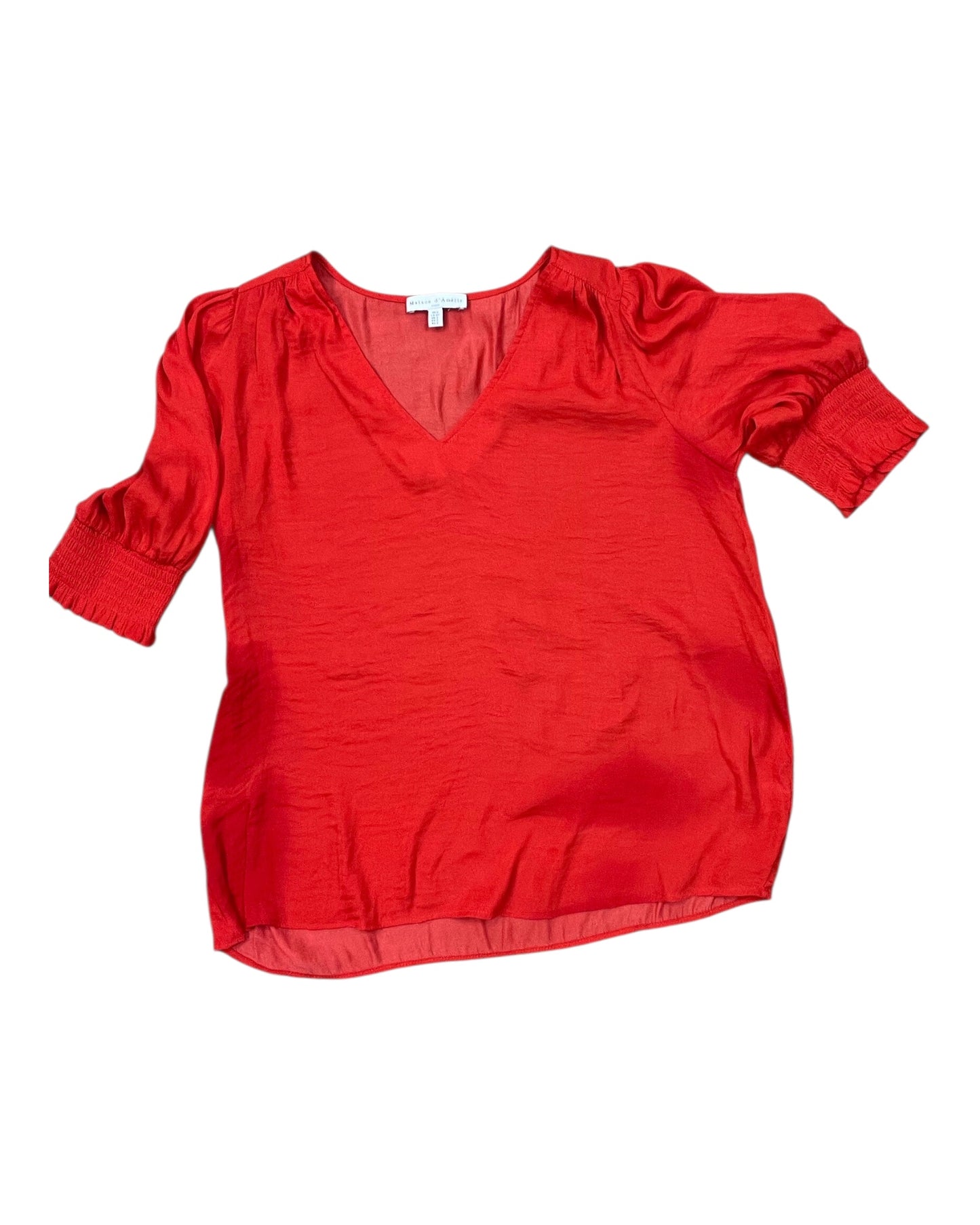Top Ss By Maison Damelie In Red, Size:S