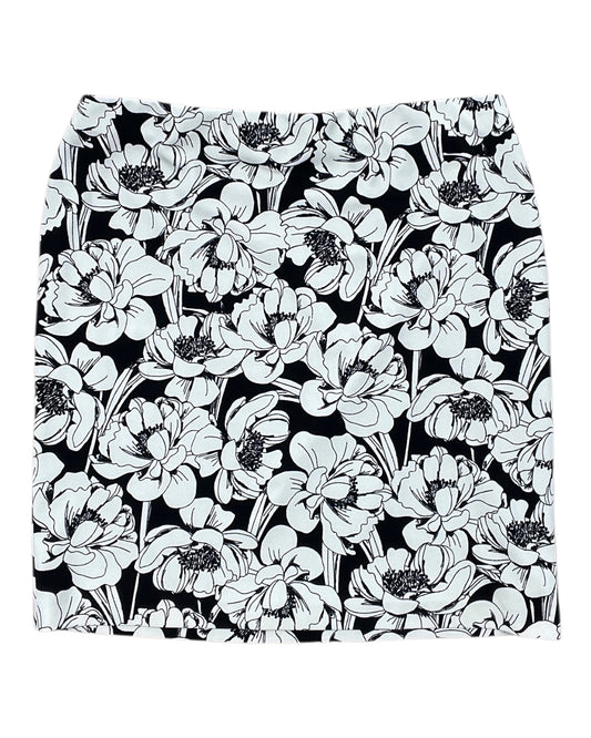 Skirt Midi By Jones Studio In Black & White, Size:Xl