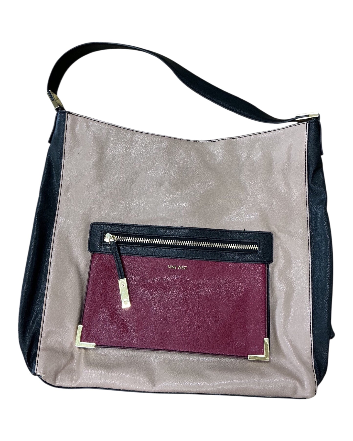 Handbag By Nine West In Tan, Size:Large