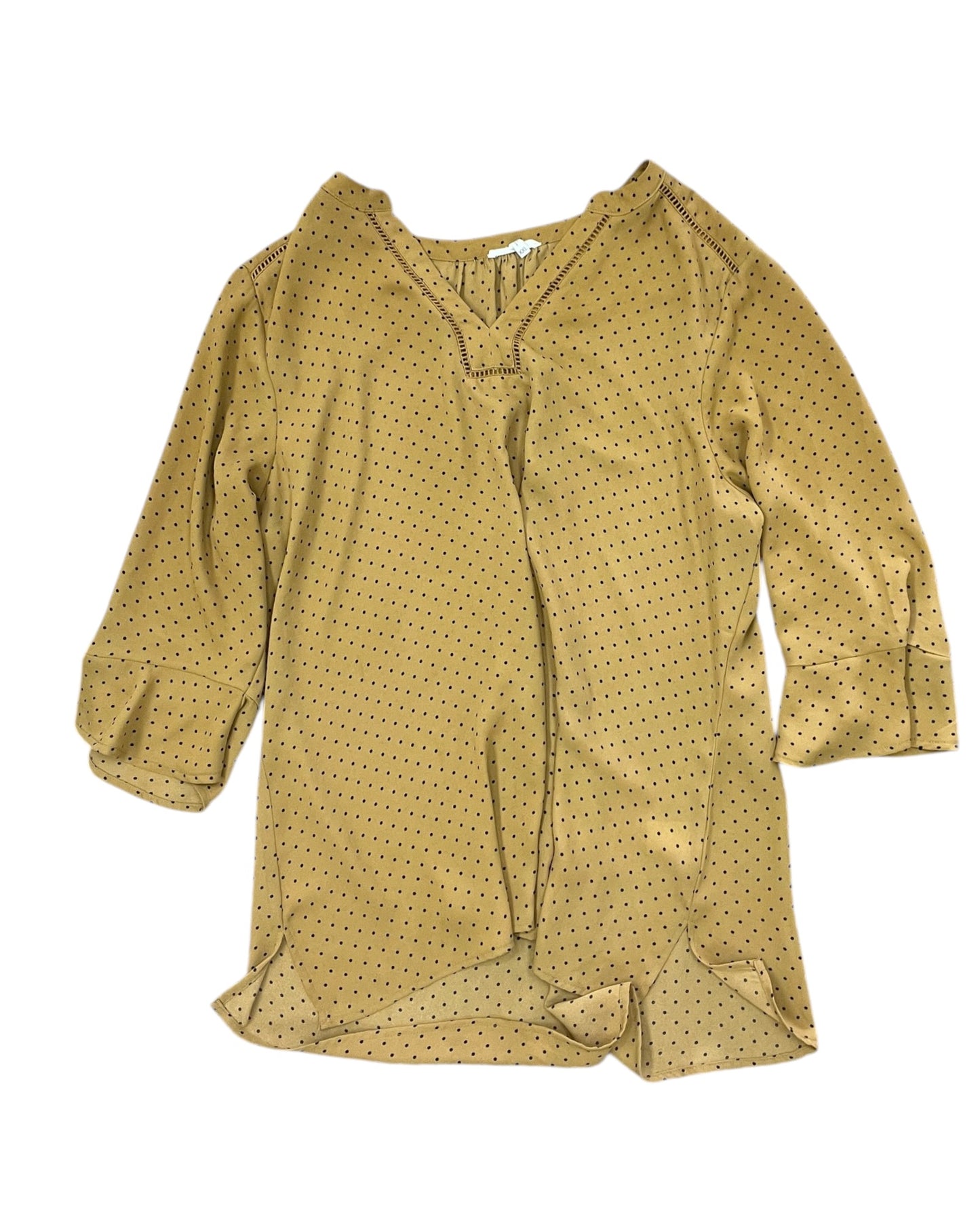 Top Ls By Maurices In Gold, Size:1X