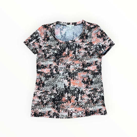 Top Ss By Notations In Black & Orange, Size:S
