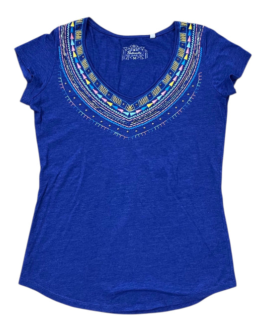 Top Ss By Clothes Mentor In Blue, Size:M
