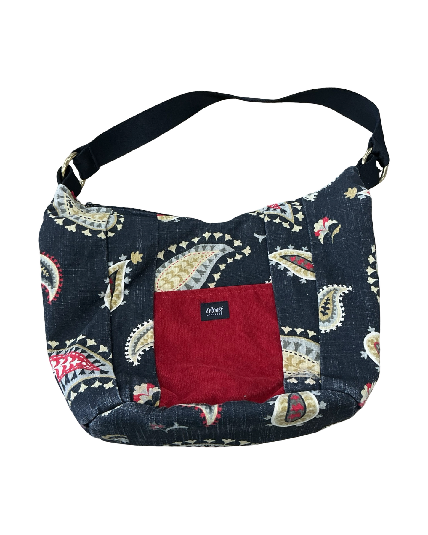 Crossbody By Monet In Black & Red, Size:Medium