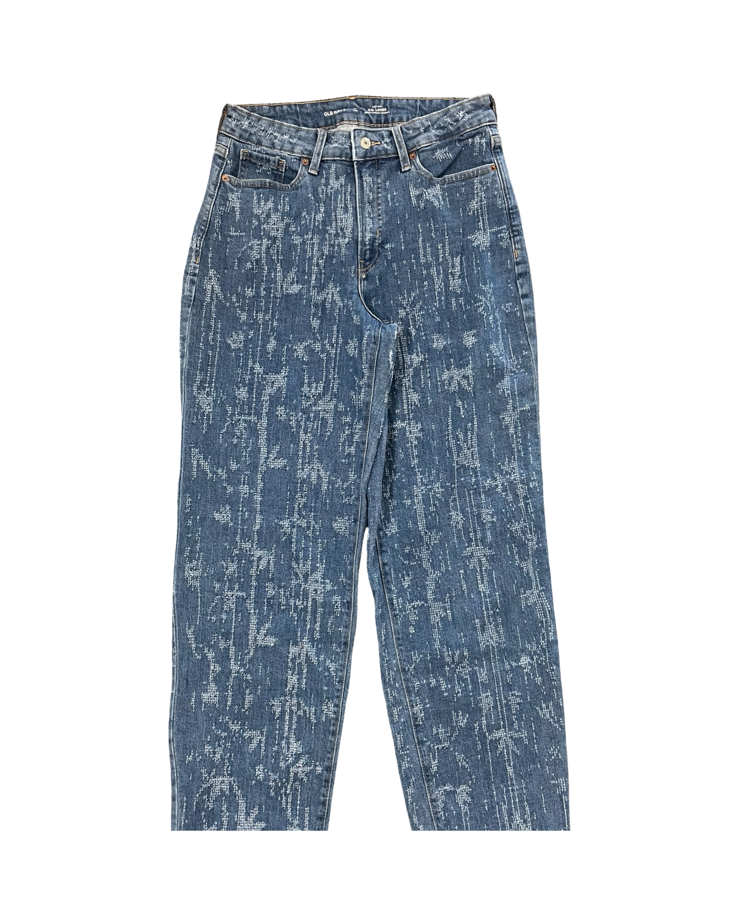 Jeans Boot Cut By Old Navy In Blue Denim, Size:10L