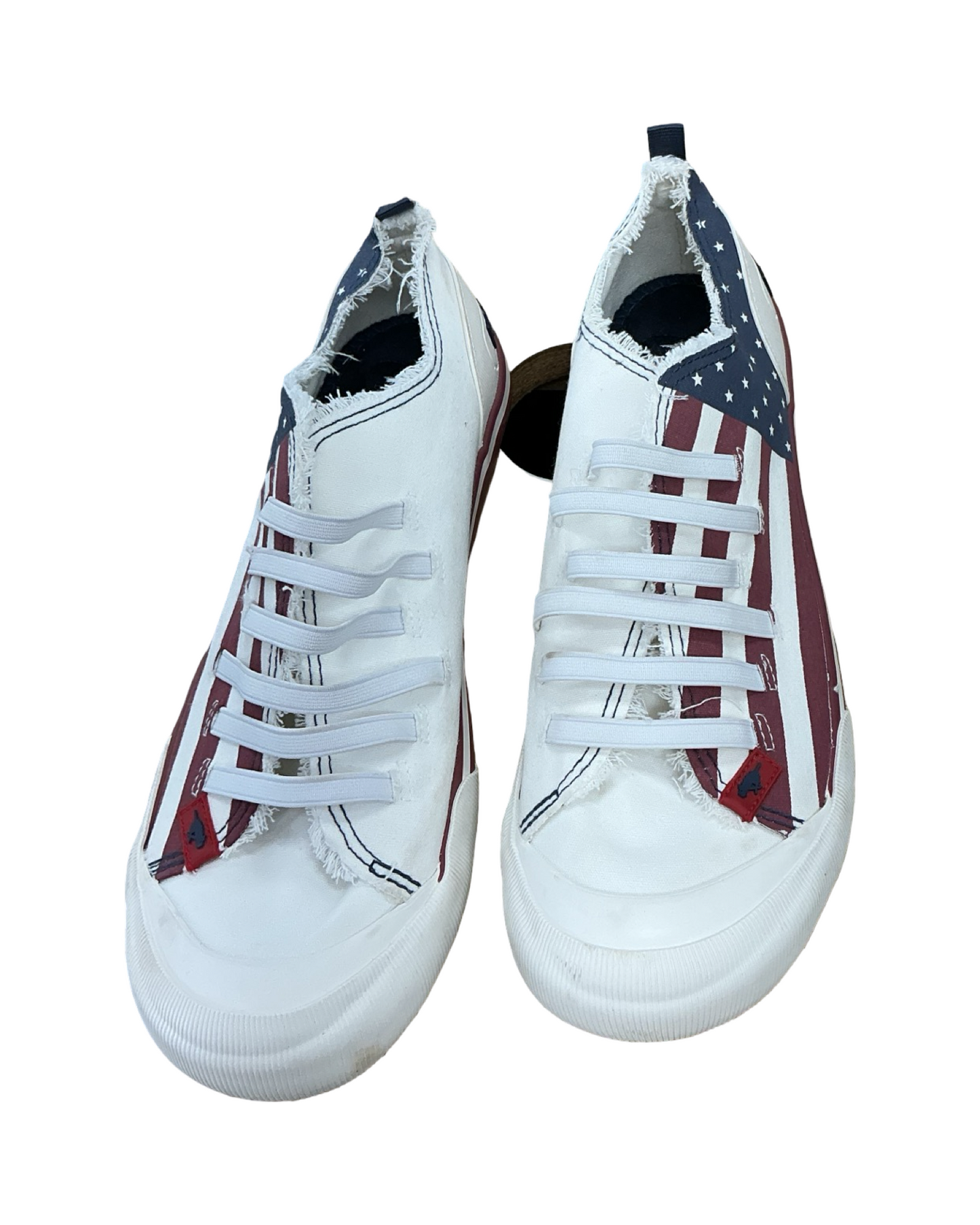 Shoes Sneakers By Rocket Dogs In Blue Red & White, Size:10