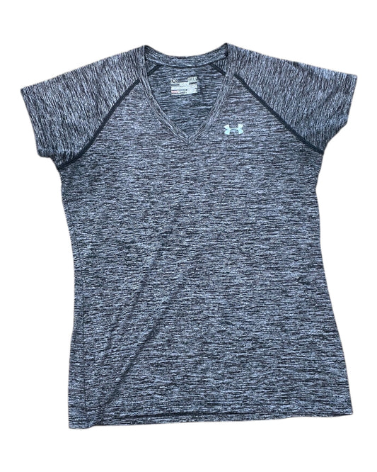 Athletic Top Ss By Under Armour In Grey, Size:S