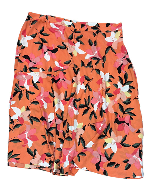 Skirt Maxi By Liz Claiborne In Orange, Size:3X