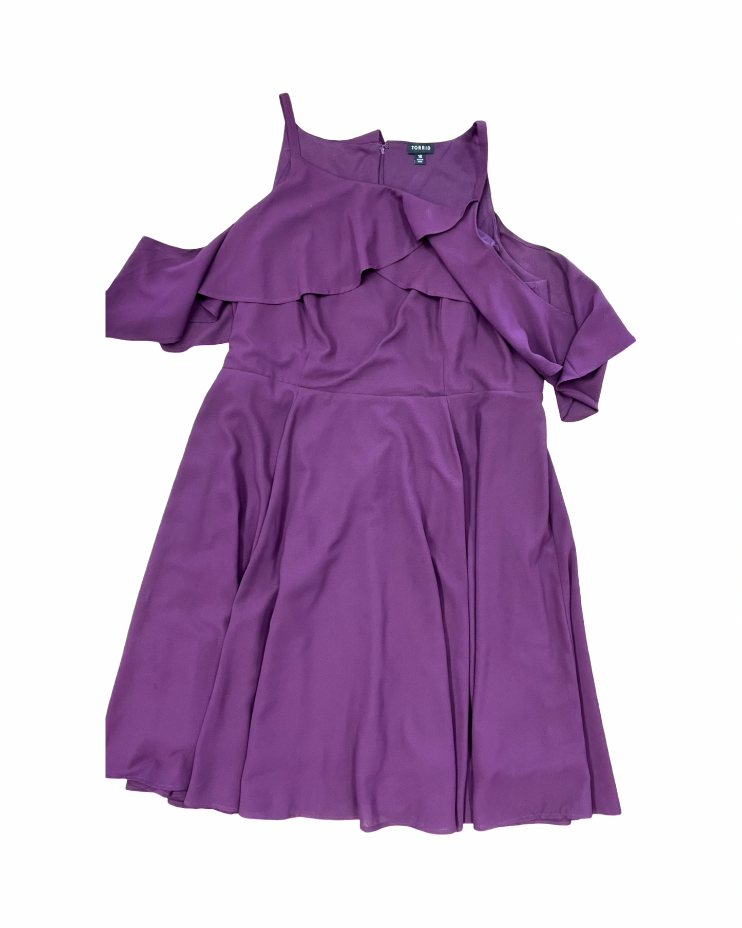 Dress Casual Midi By Torrid In Purple, Size:1X