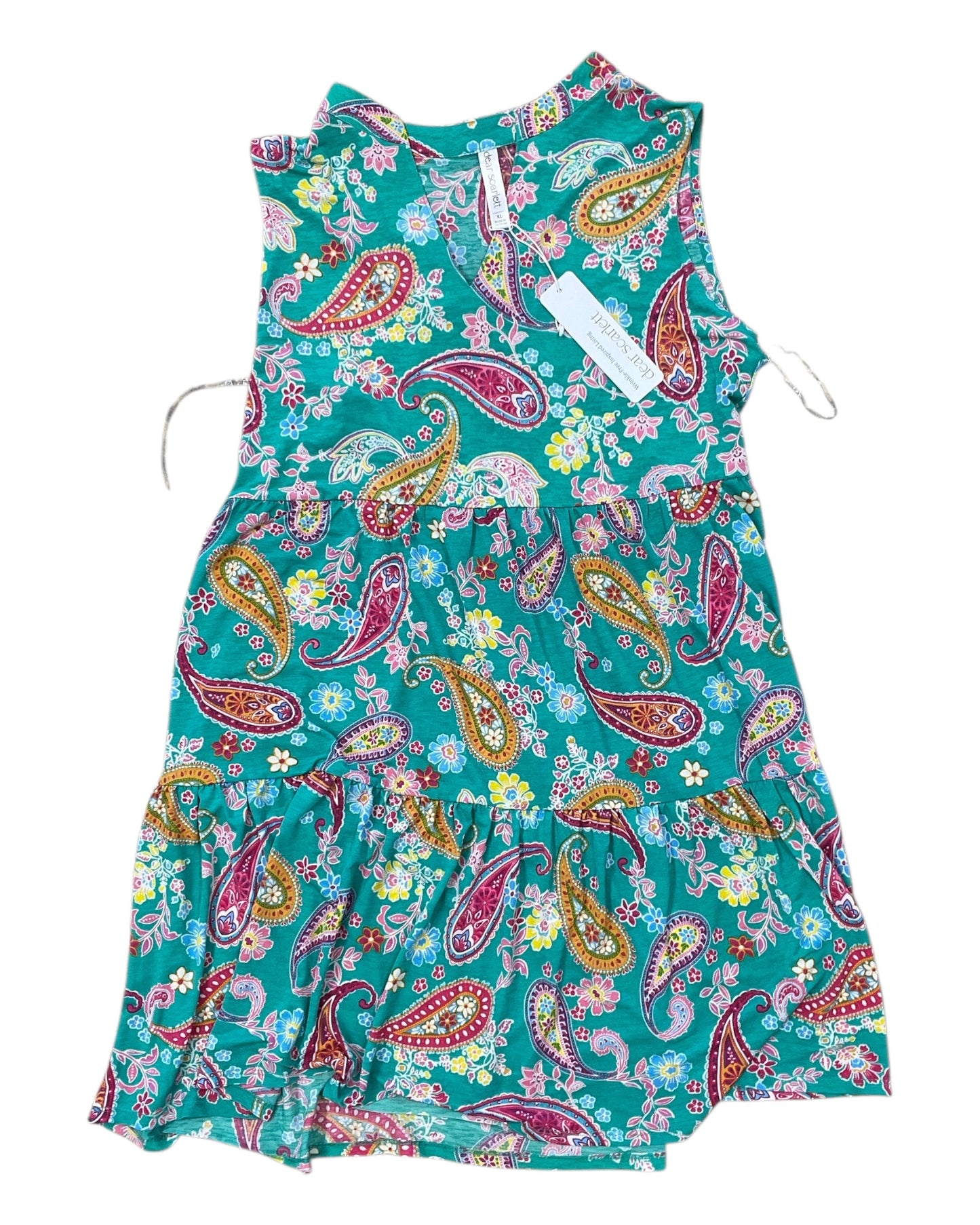 Dress Casual Maxi By Dear Scarlett In Teal, Size:Xl