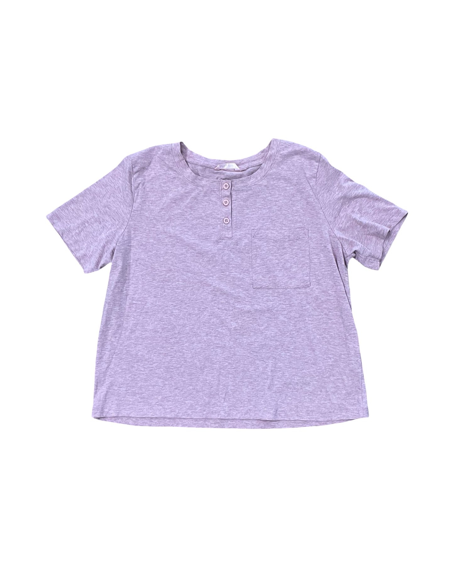 Top Ss Basic By Clothes Mentor In Pink, Size:S