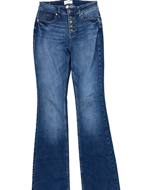 Jeans Boot Cut By Shyanne In Blue Denim, Size:6