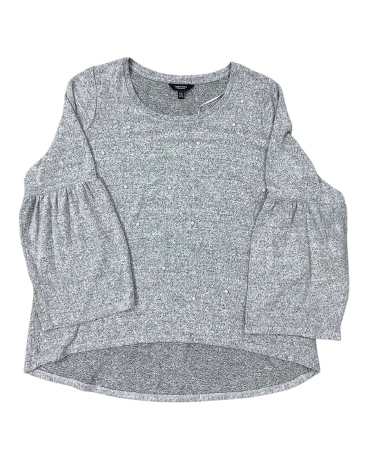 Top Ls By Simply Vera In Grey, Size:1X