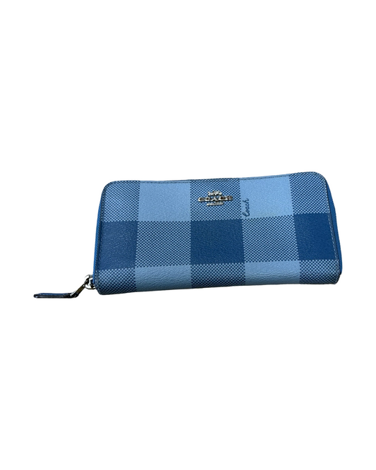 Wristlet Designer By Coach In Blue, Size:Medium