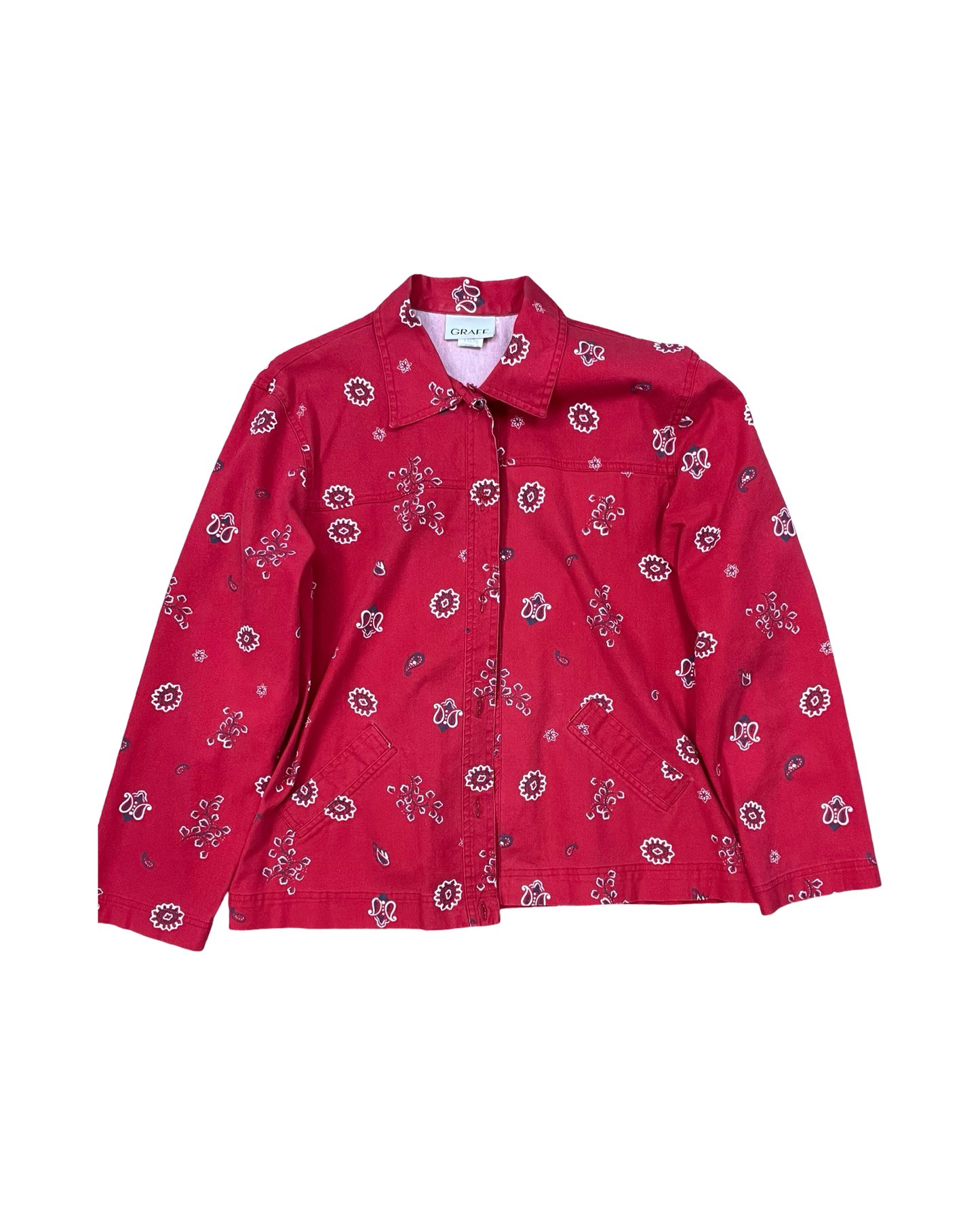Jacket Other By Clothes Mentor In Red, Size:L