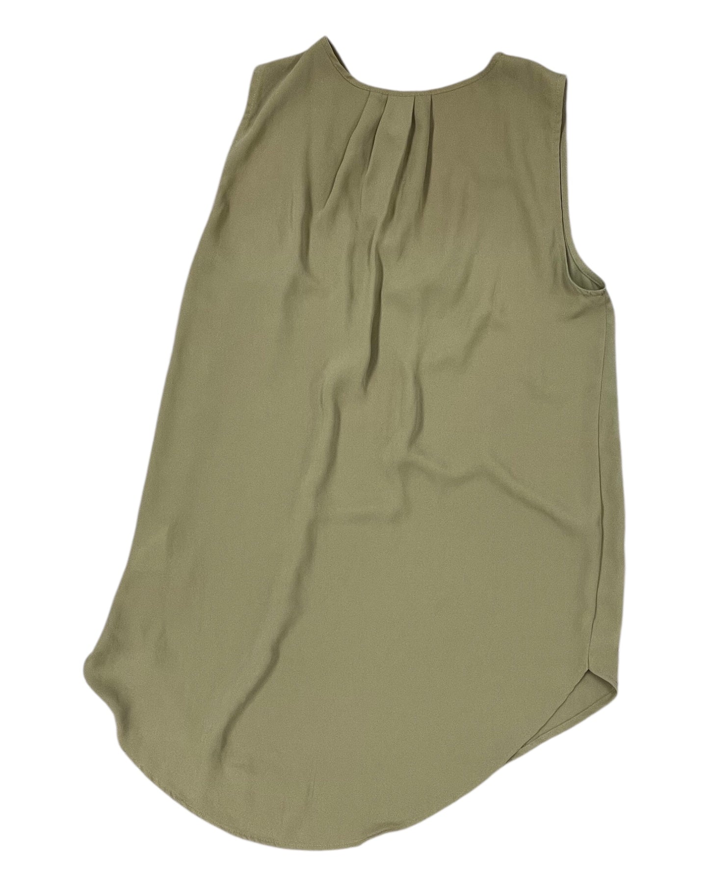 Blouse Sleeveless By H&M In Green, Size:S