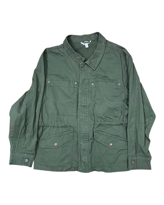 Jacket Other By Time And Tru In Green, Size:Xl