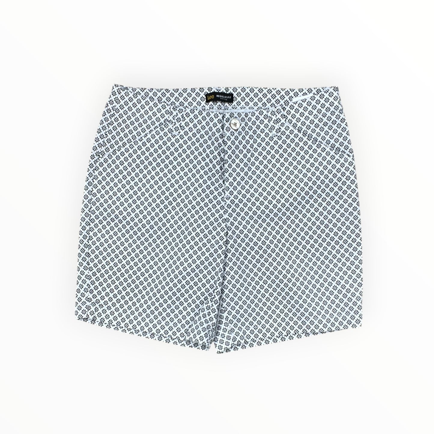 Shorts By Lee In Blue & White, Size:12