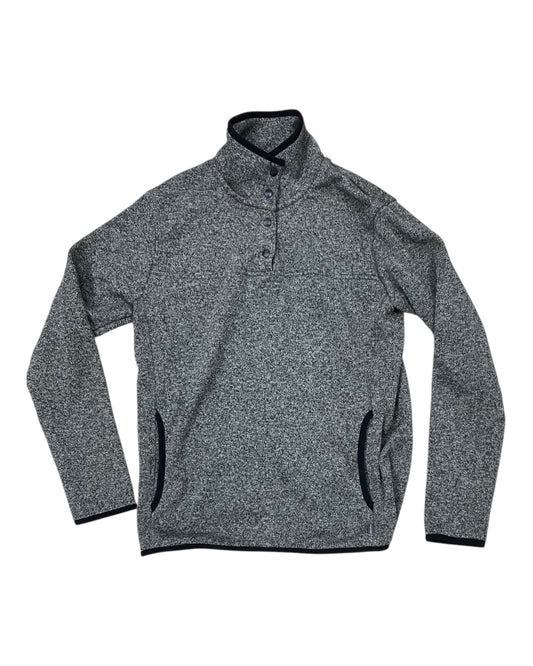 Sweatshirt Crewneck By Eddie Bauer In Black & Green, Size:M
