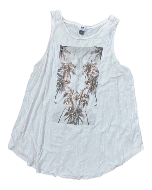 Tank Top By Old Navy In White, Size:Xl