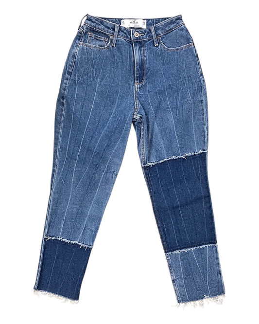 Jeans Straight By Hollister In Blue Denim, Size:0