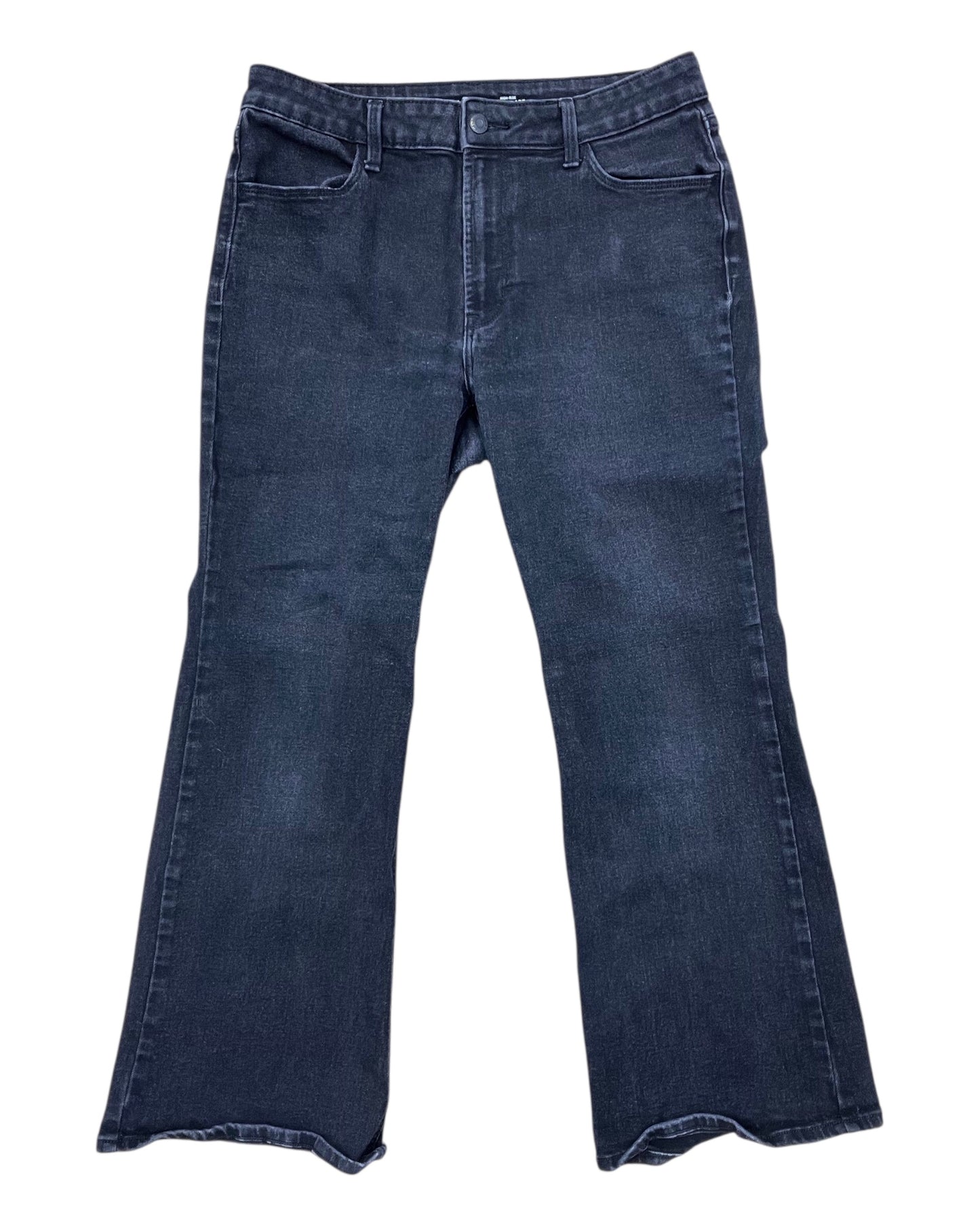Jeans Flared By Old Navy In Black Denim, Size:12P