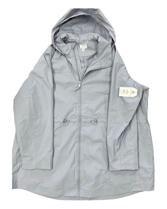 Jacket Windbreaker By Time And Tru In Blue, Size:2X