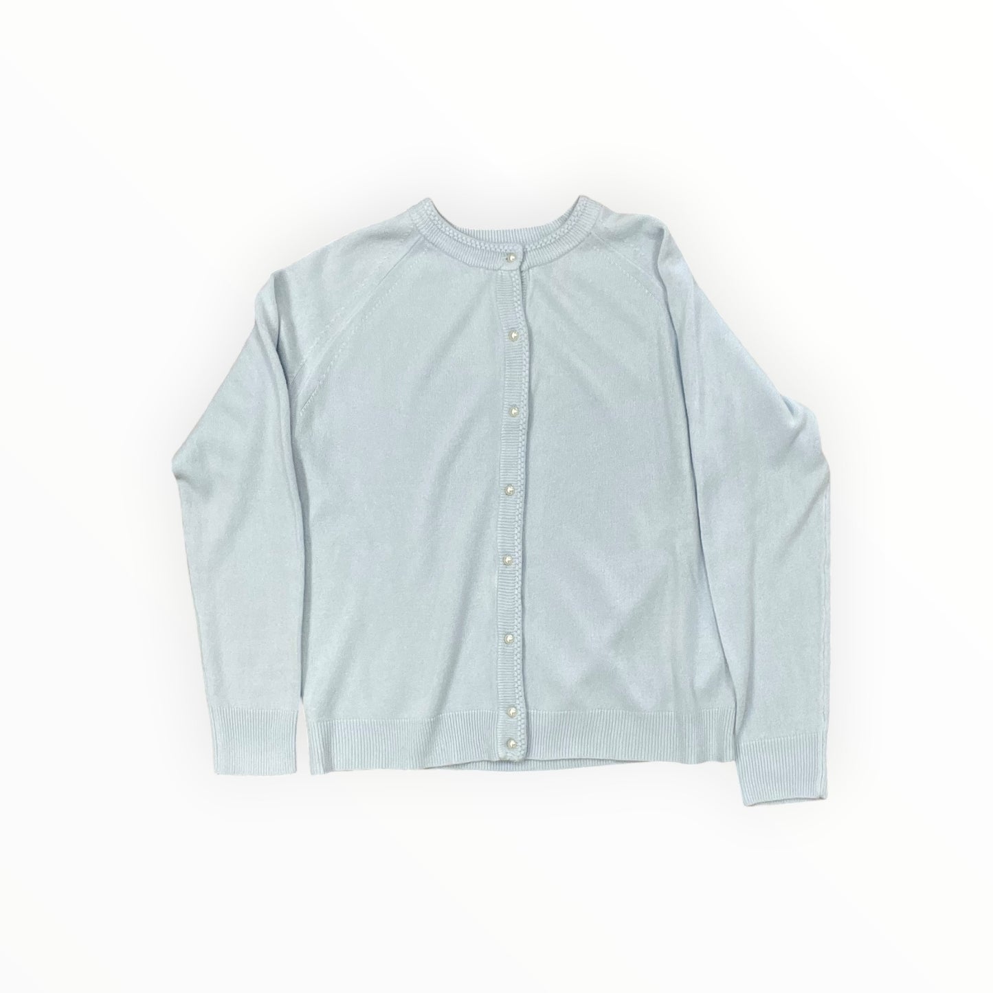 Cardigan By Carolyn Taylor In Blue, Size:M