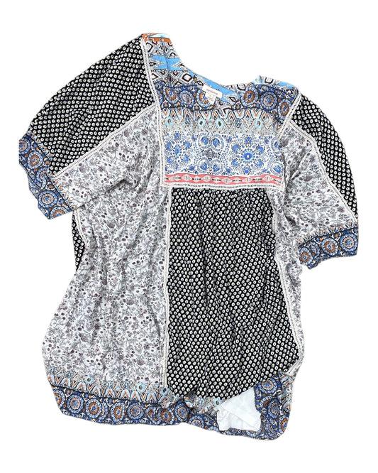 Dress Casual Short By Sundance In Black & Cream, Size:Xl