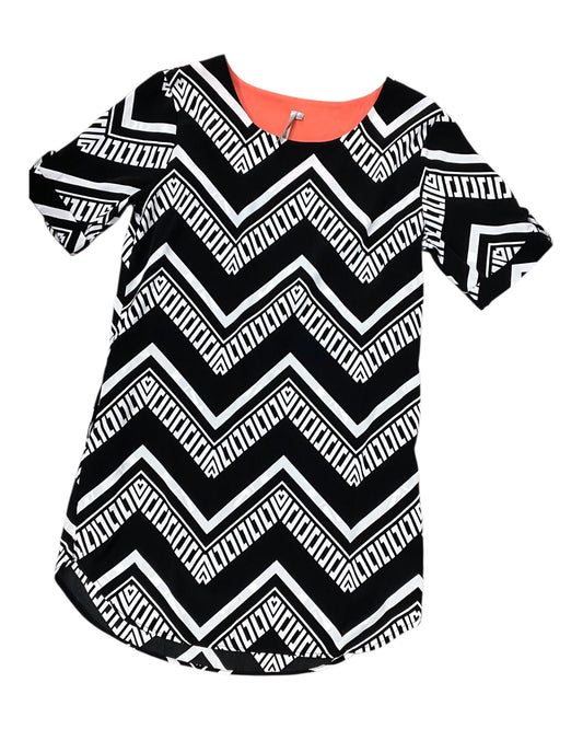 Dress Party Midi By Mono B In Black & White, Size:M