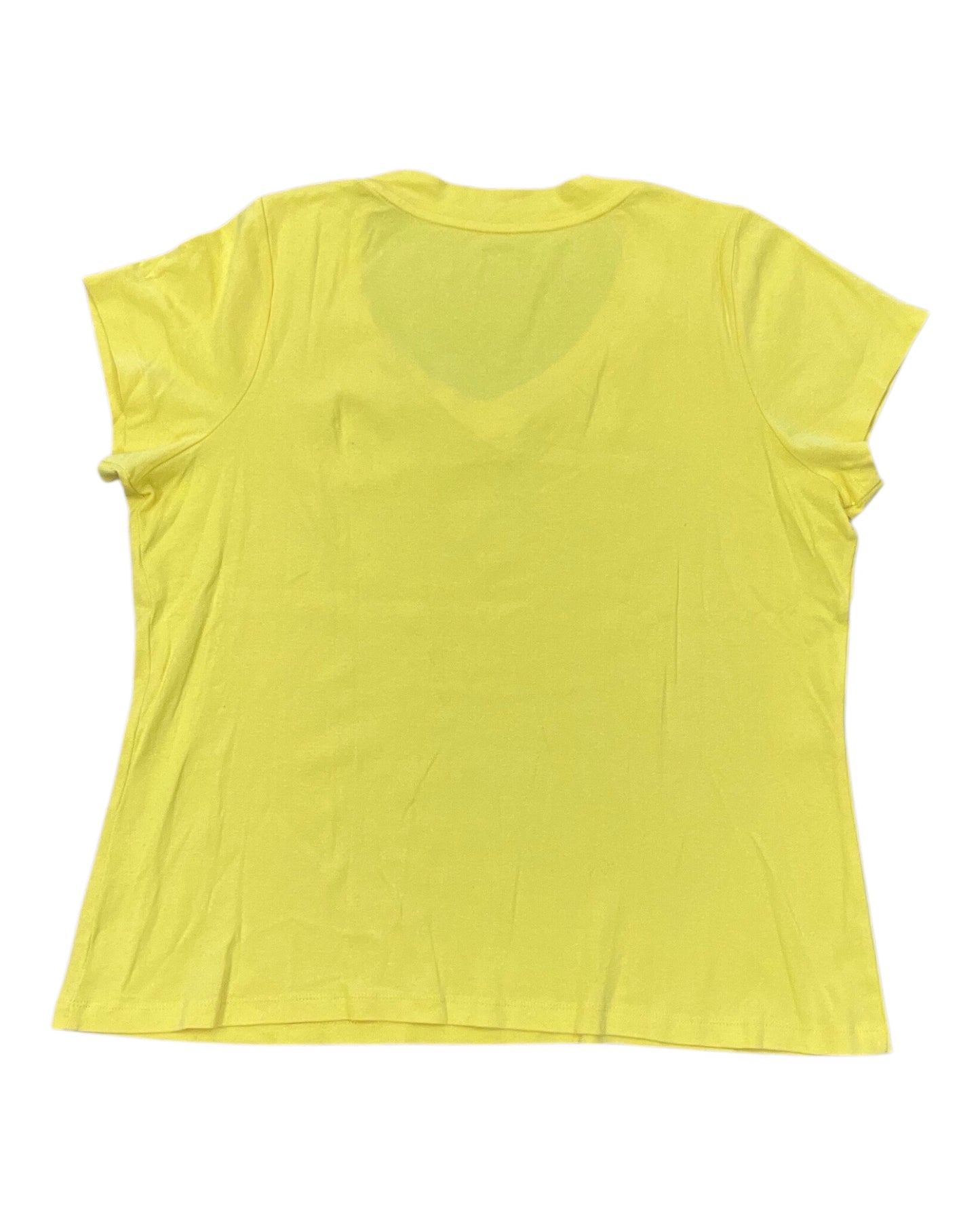 Top Ss Basic By St Johns Bay In Yellow, Size:1X
