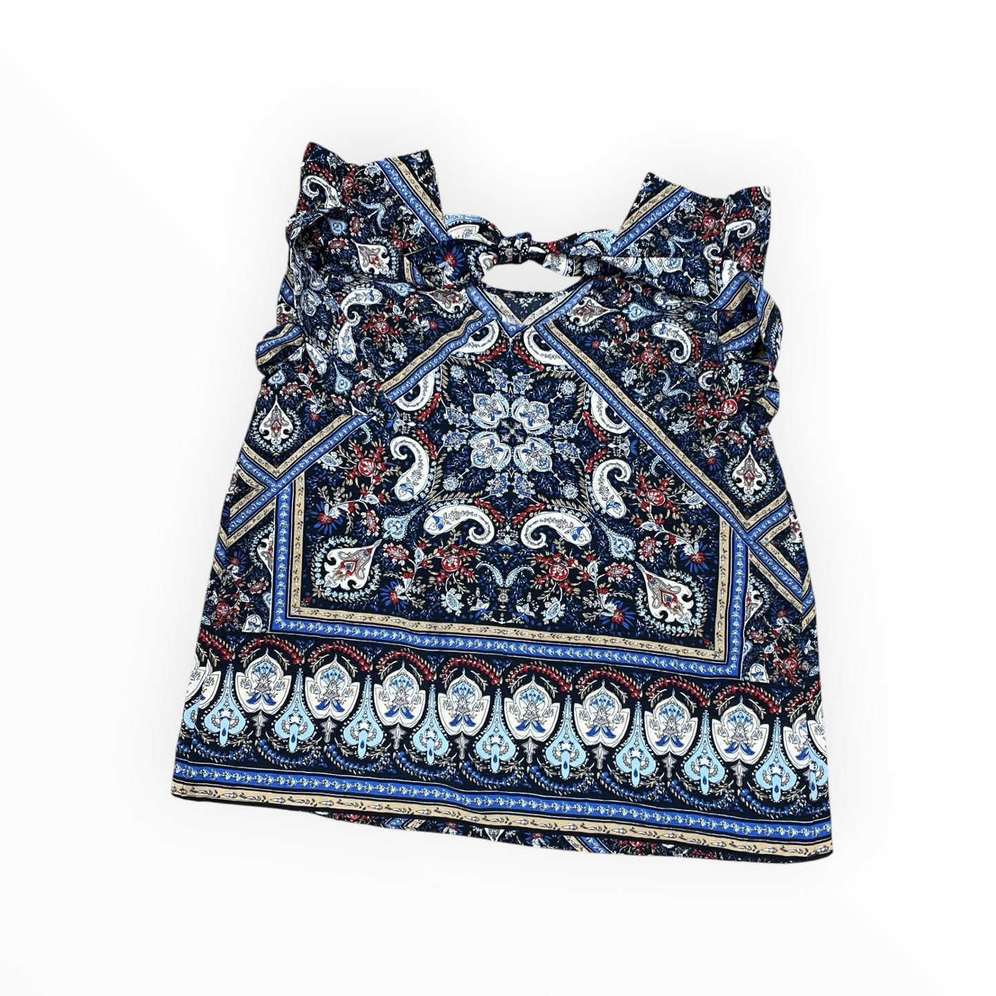 Top Ss By Cato In Blue & Red, Size:L