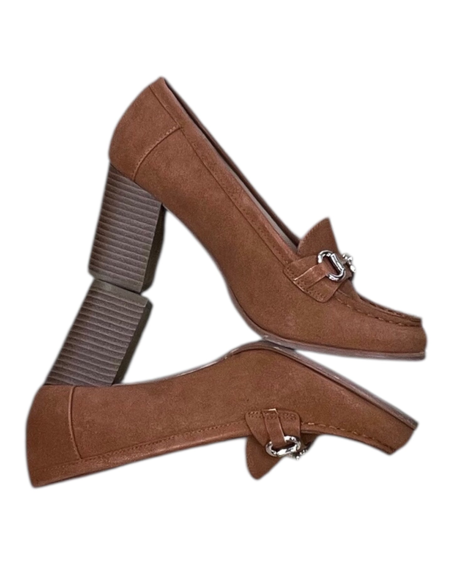 Shoes Heels Block By Jones New York In Tan, Size:7