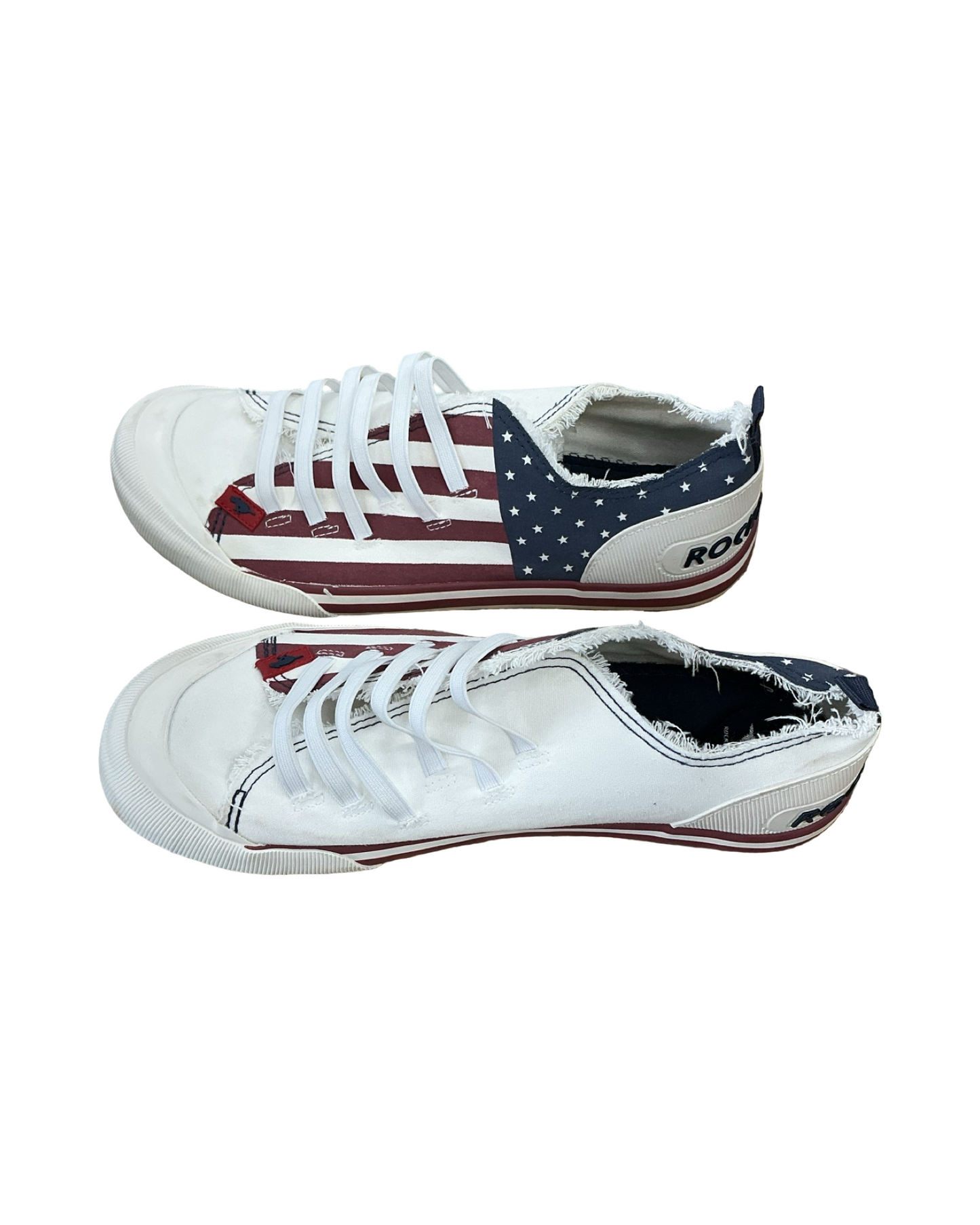 Shoes Sneakers By Rocket Dogs In Blue Red & White, Size:10