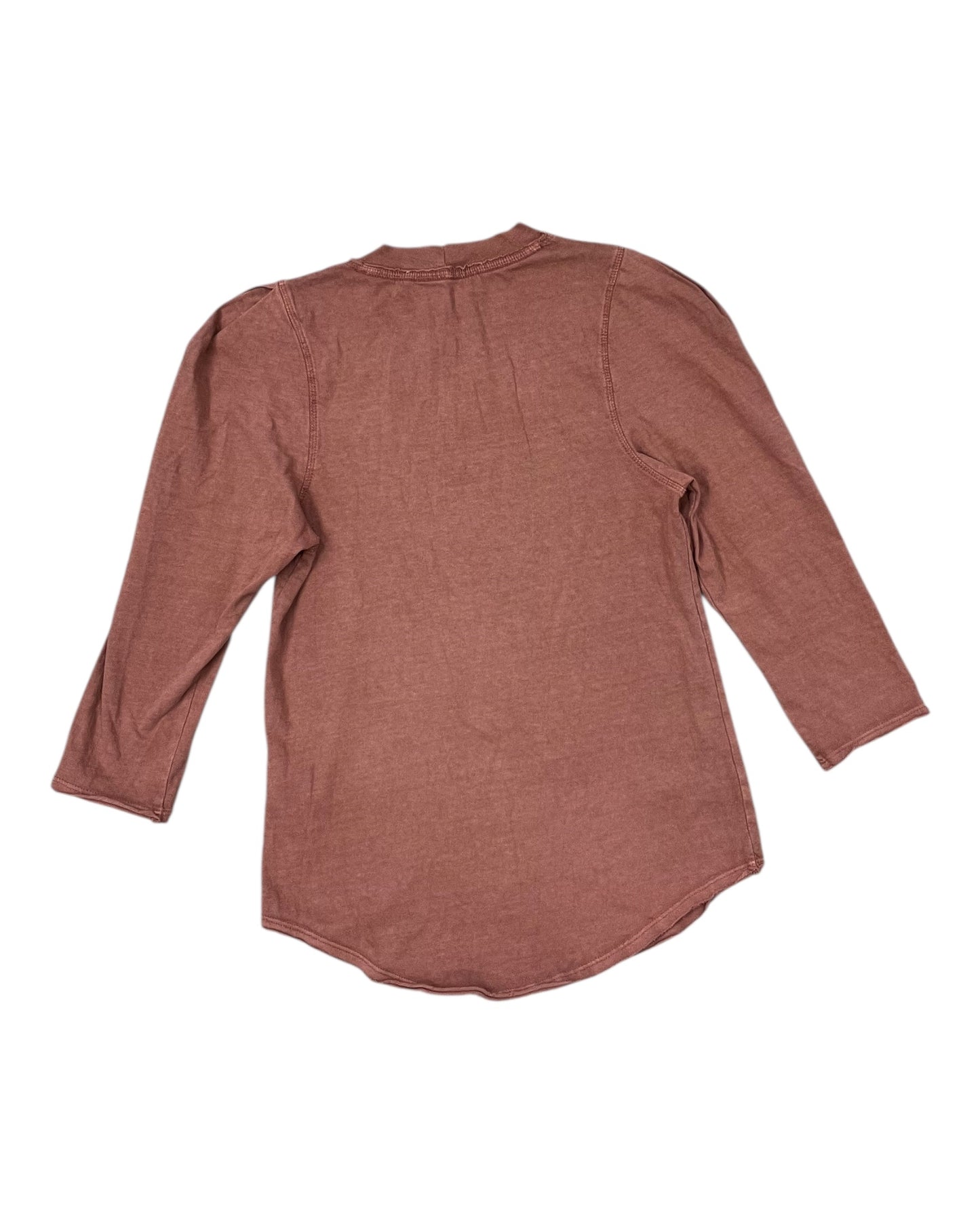 Top 3/4 Sleeve By We The Free In Brown, Size:Xs