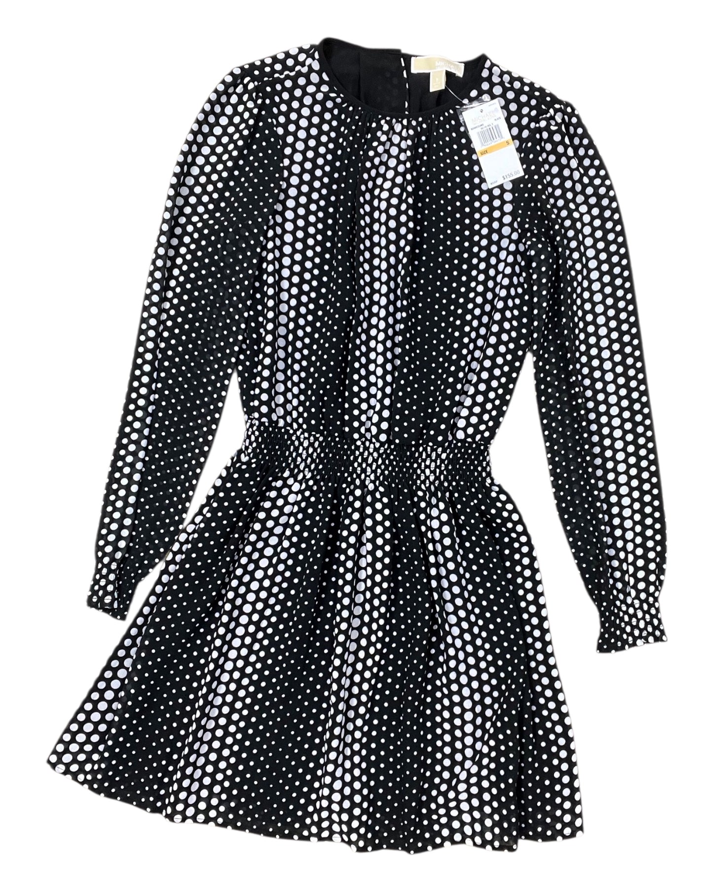 Dress Work By Michael By Michael Kors In Black & White, Size:S