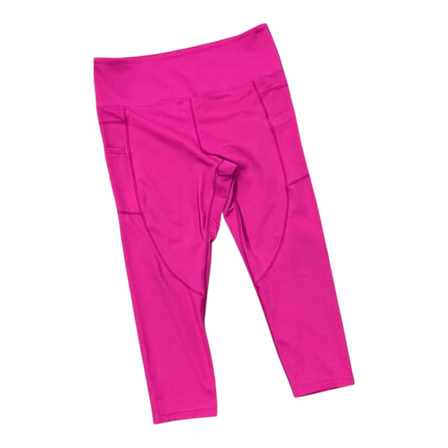 Athletic Leggings Capris By Zyia In Pink, Size:L